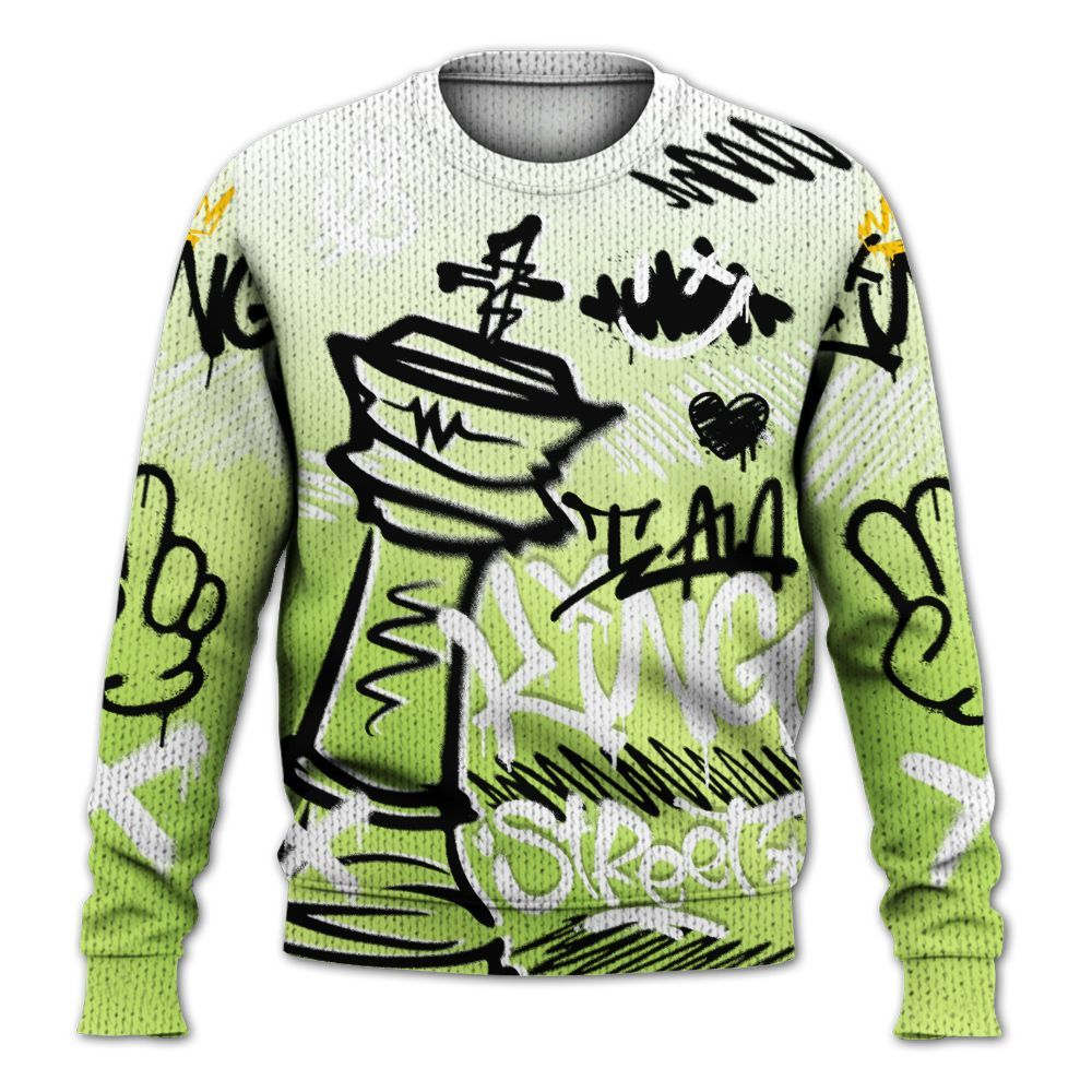 Knitted Sweater To Match Air Max SNDR Volt - Street King Chess Streetwear