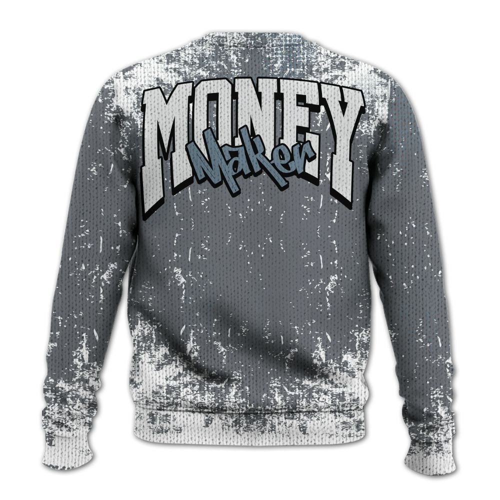 Knitted Sweater To Match Air Max DN Silver Bullet - Move In Silence Money Street Retro