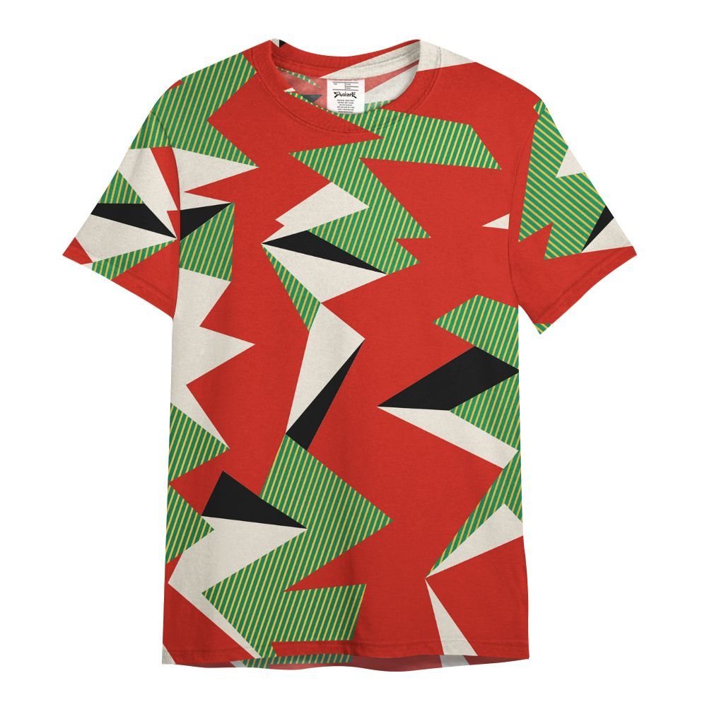 Shirt To Match Retro El Vuelo 3s Shirt, Geometric Camouflage Pattern All Over Print