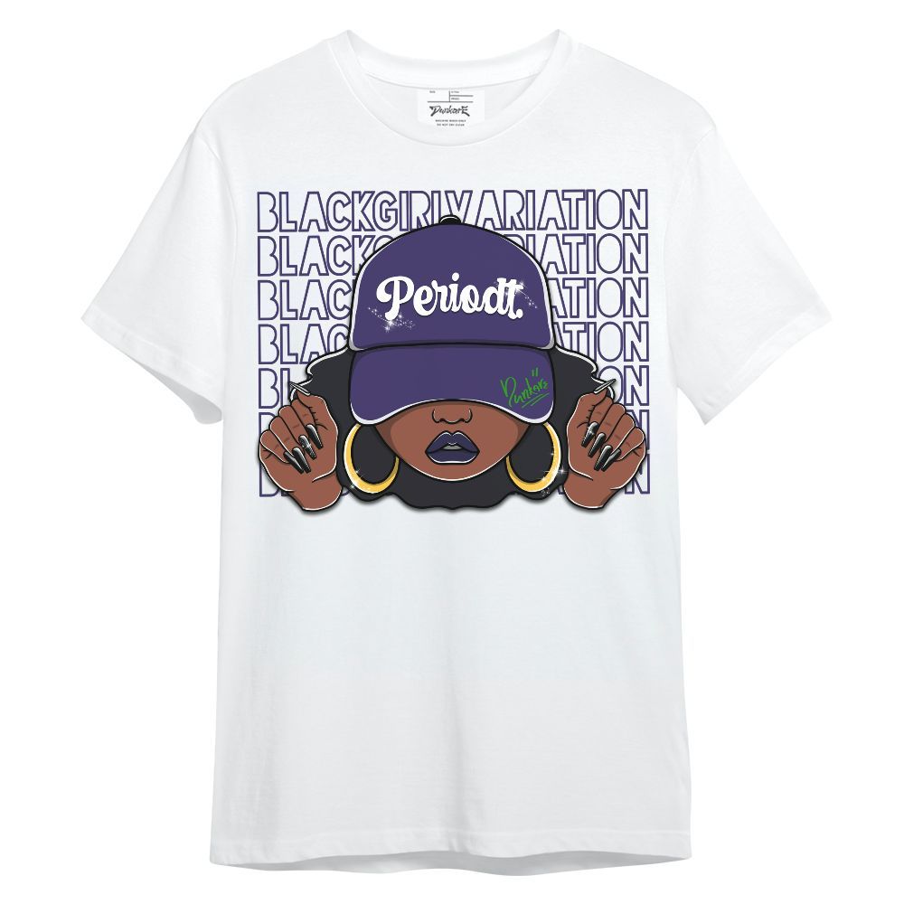Shirt To Match Retro Court Purple 13s - Black Girl Variation Unisex Shirt