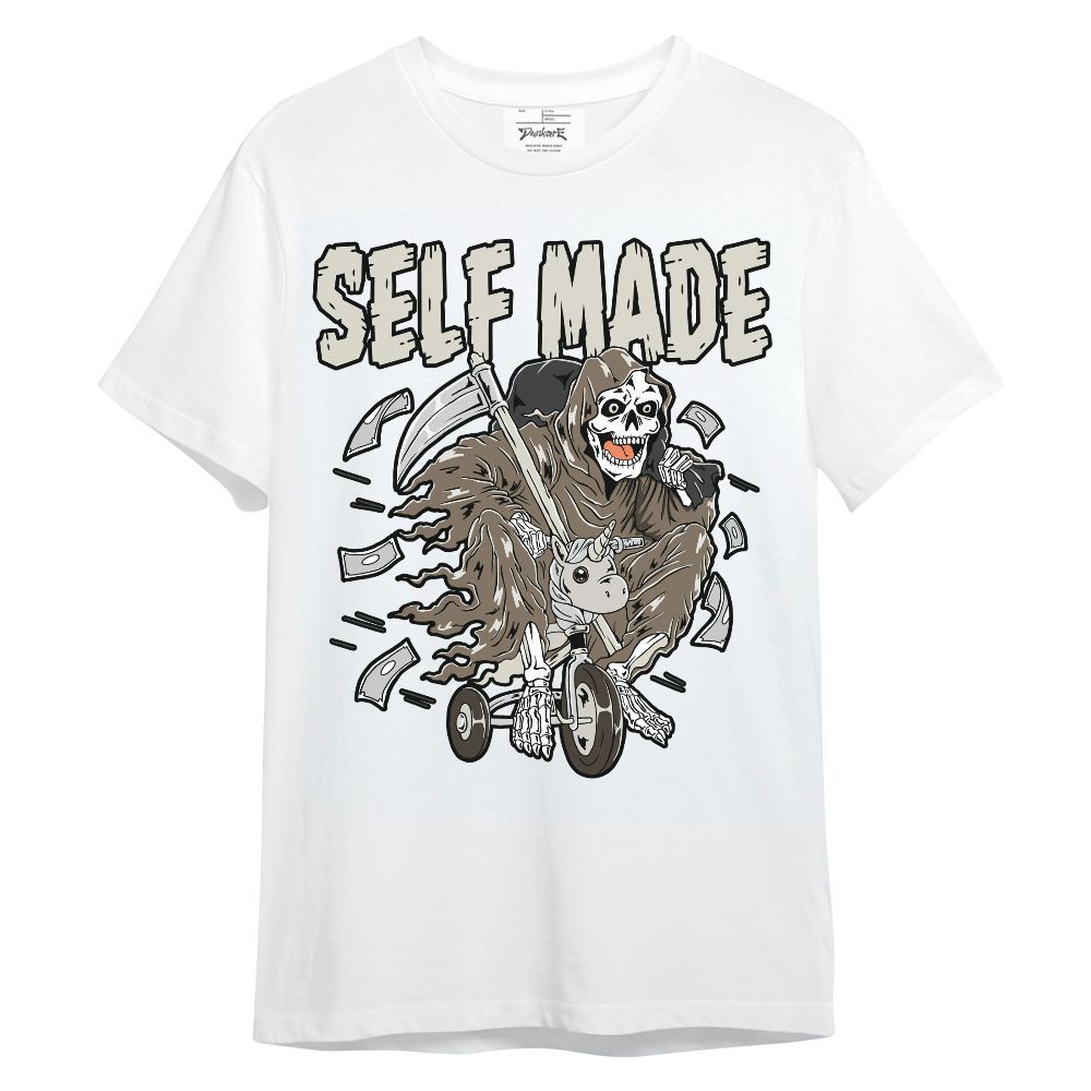 Shirt To Match Low OG Dark Mocha 1s - Self Make Skeleton Unisex Shirt