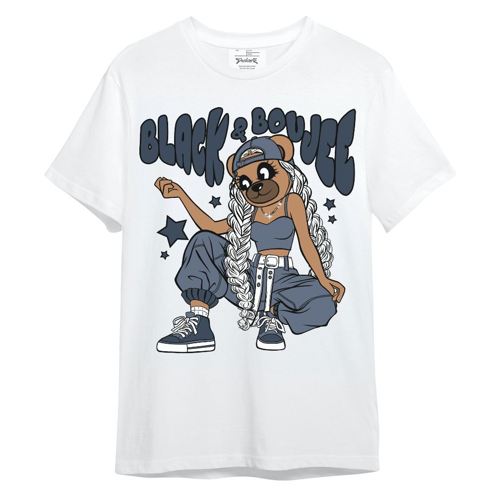 Shirt To Match Low Diffused Blue 11s - Boujee Girls Bear Unisex Shirt