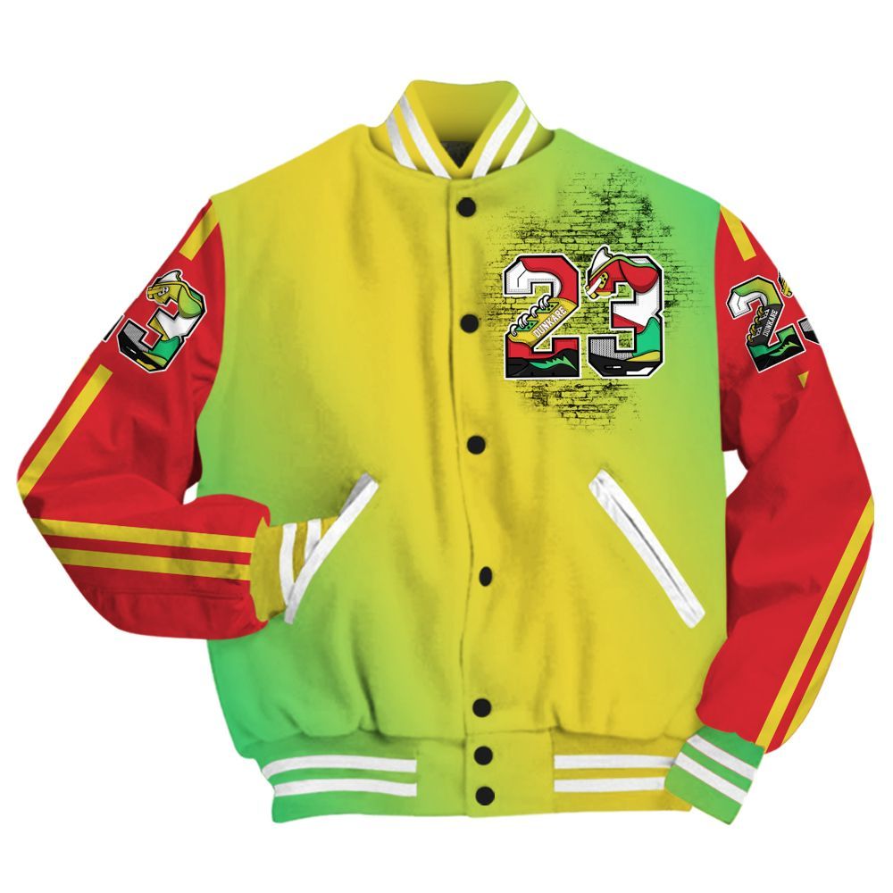 Varsity Jacket To Match Ja 3 Jurassic Park Explorer - Custom Name Number 23 5s All Over Print