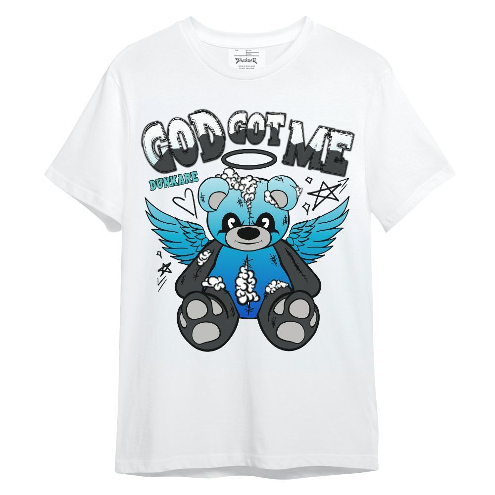 Shirt To Match Air Max One Block Down Blue - Gods Guides Me Bear Unisex Shirt