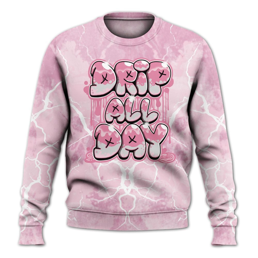 Sweatshirt To Match Orchid 4s - DRIPPIN Days Graphic Halloween All Over Print