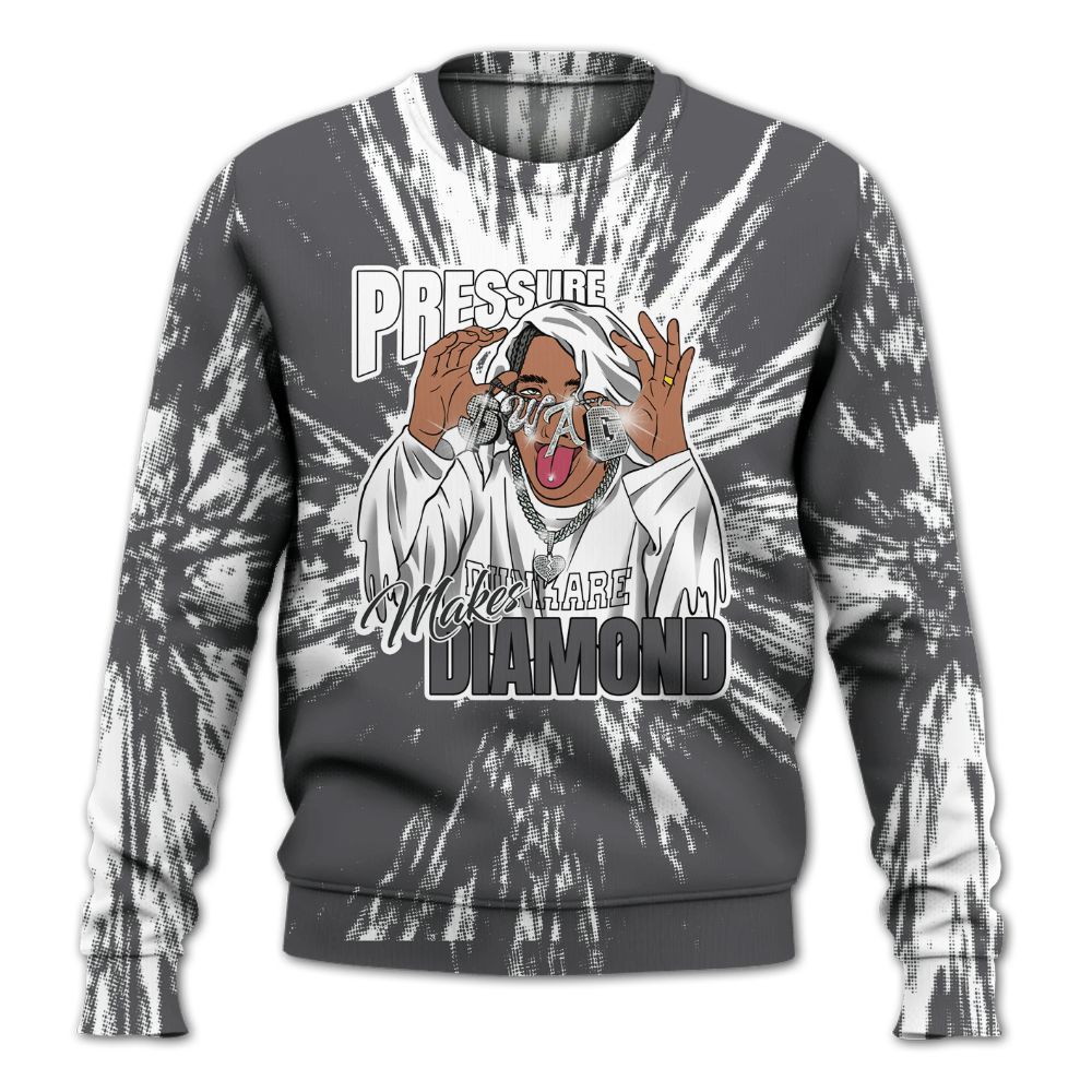 Sweatshirt To Match White Thunder 4s - Pressures Makes Sweatshirt To Match Lux All Over Print