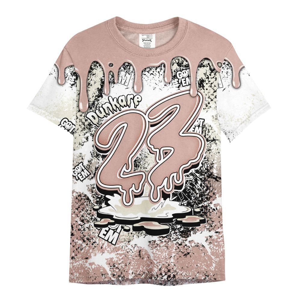 Shirt To Match Air Force Low 1 Arctic Orange - Dripping 23 Drip All Over Print