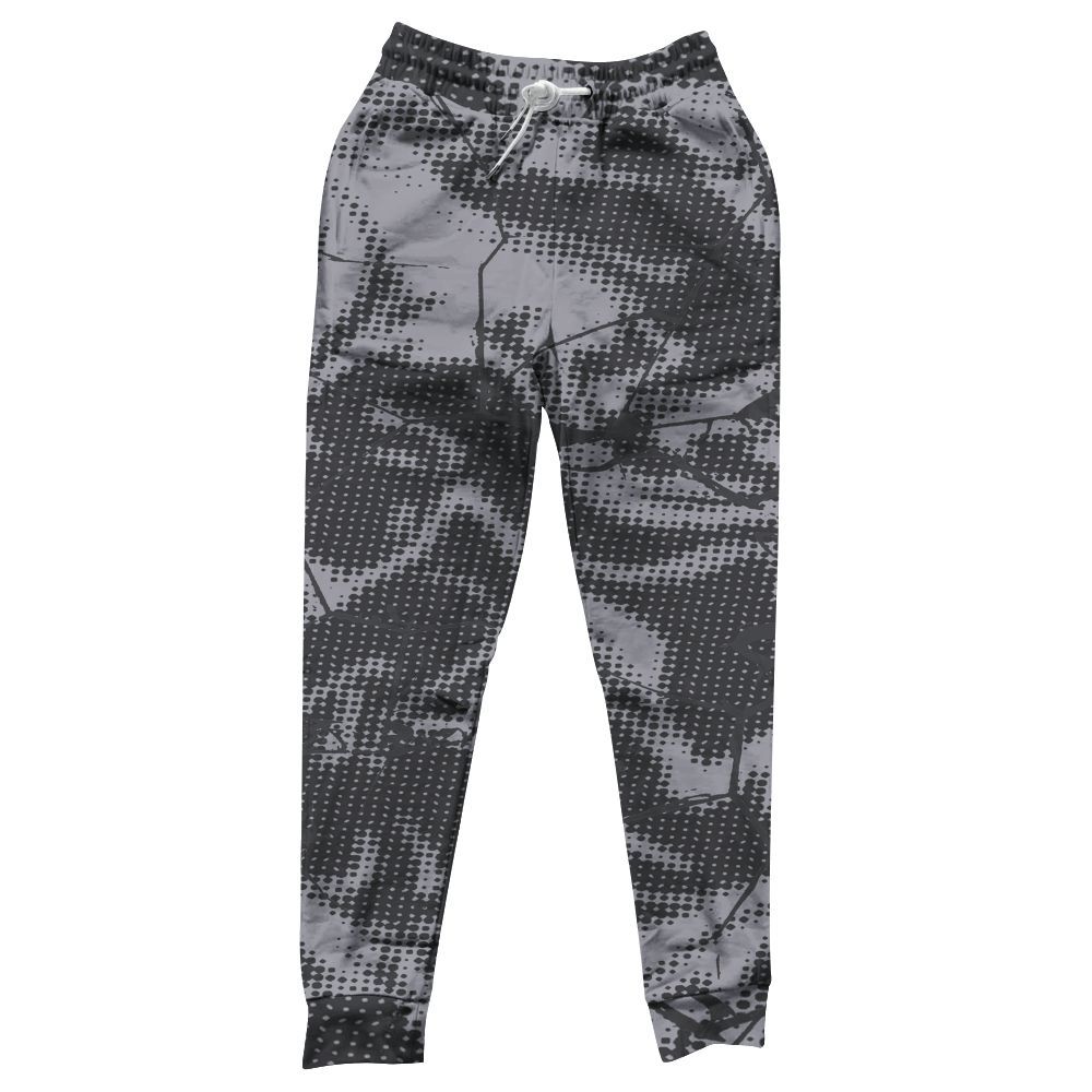 Sweatpant To Match Fear 4s - Crack Graphic All Over Print
