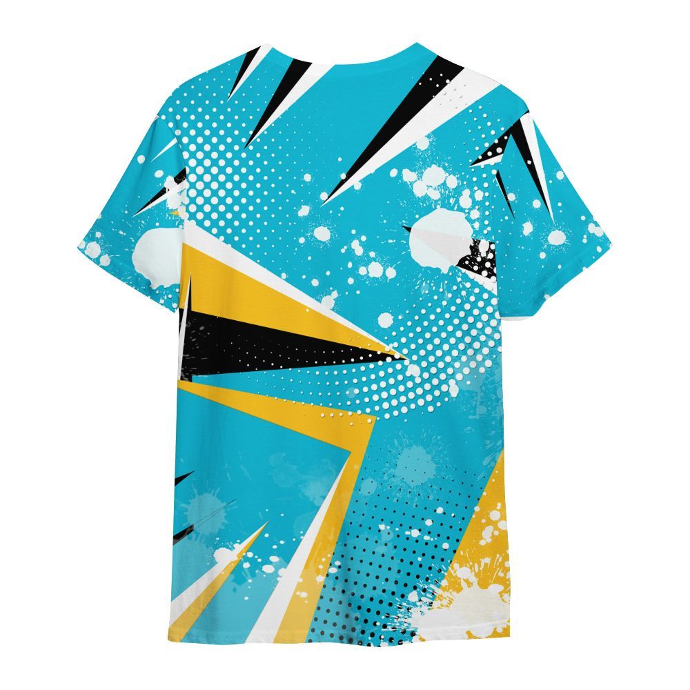 Shirt To Match Retro Aqua 5s - Poly Trust No One Dripping All Over Print