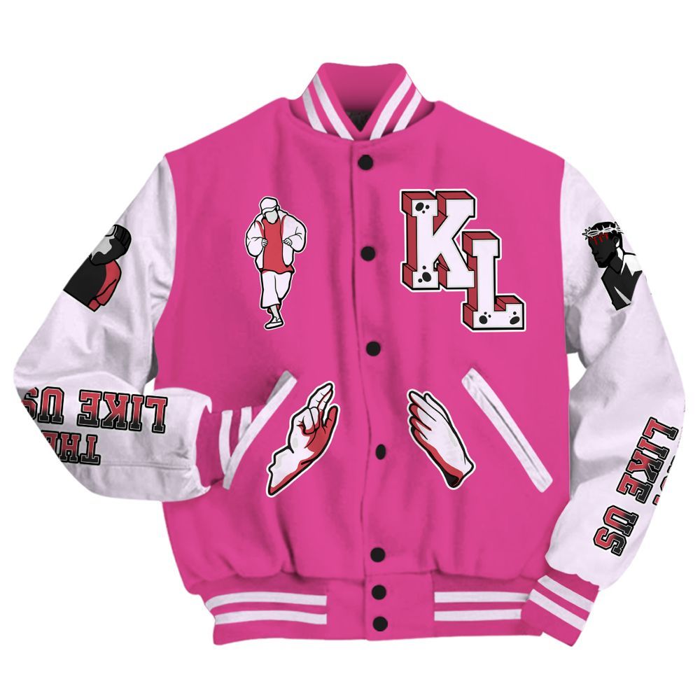 Varsity Jacket To Match KD 4 Aunt Pearl - Dislike Us Graphic All Over Print