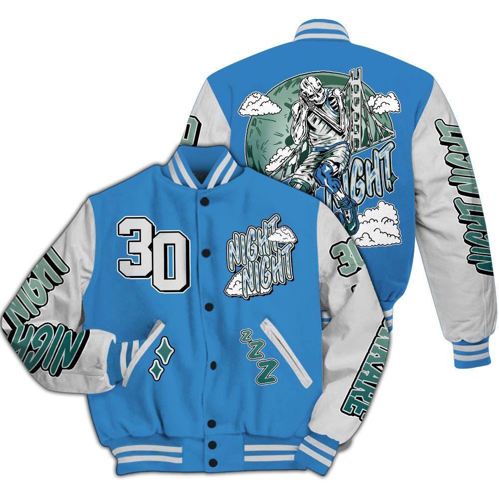 Varsity Jacket To Match Low Carolina 17s - Seeya Skeleton All Over Print