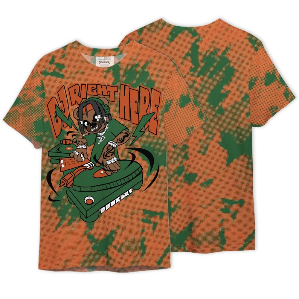 Shirt To Match Low Miami 5s - DJ Right Here Bear Version 2 Shirt Unisex