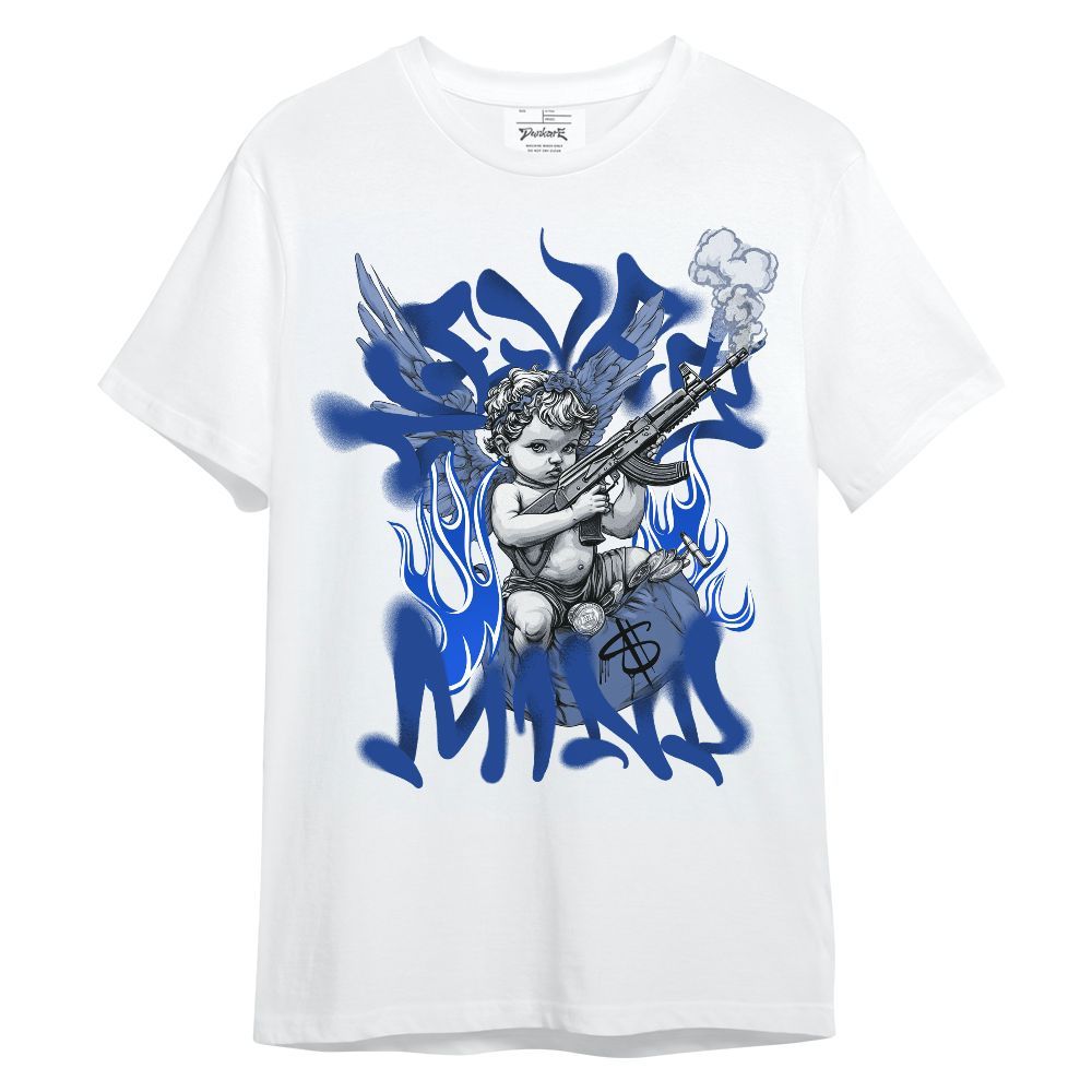 Shirt To Match Air Foamposite One Royal - Nevermind Angel Unisex Shirt