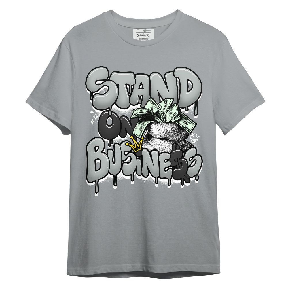 Shirt To Match Black Wolf Grey 12s - Stand Business Dripping Unisex Shirt