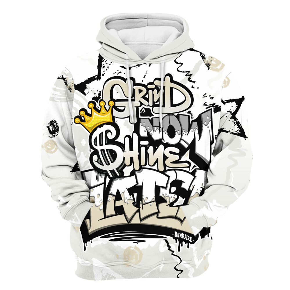 Hoodie To Match Grand Finale 11s Shirt, Grind Shine Later Drip All Over Print