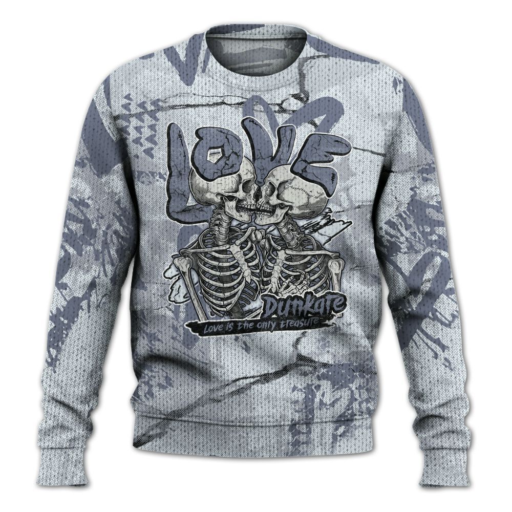 Knitted Sweater To Match Air Foamposite Jin Kazama - Skull Love