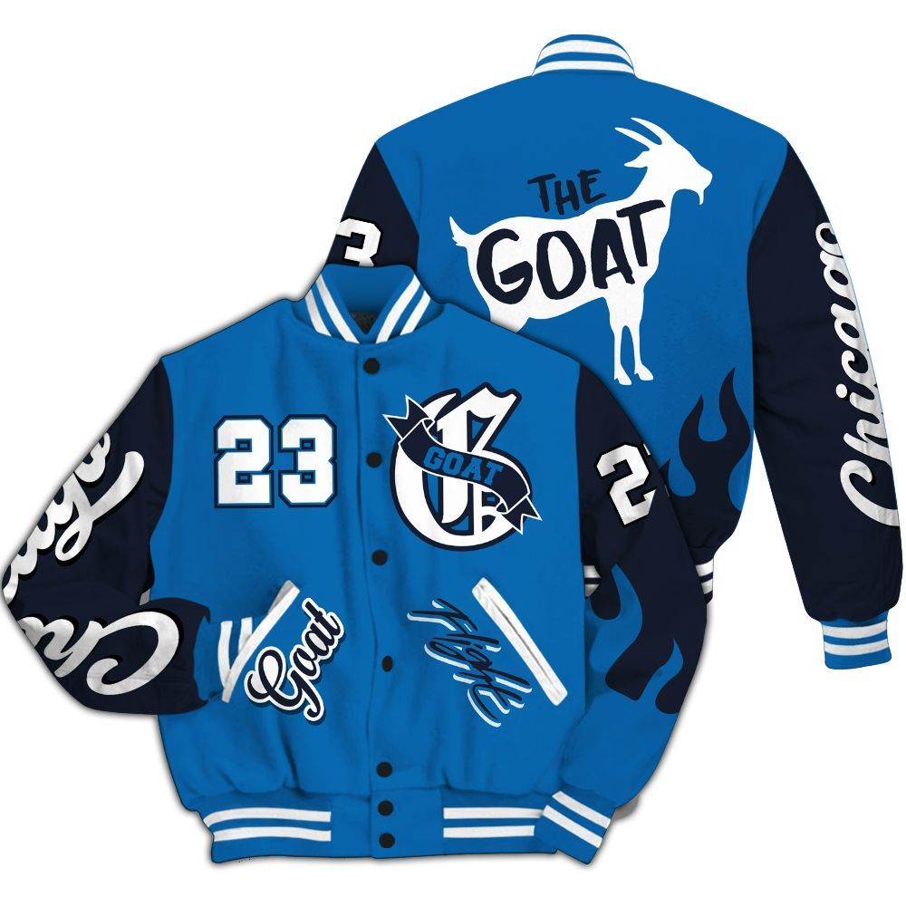 Varsity Jacket To Match 95 Big Bubble Slate - The G.O.A.T Streetwear All Over Print