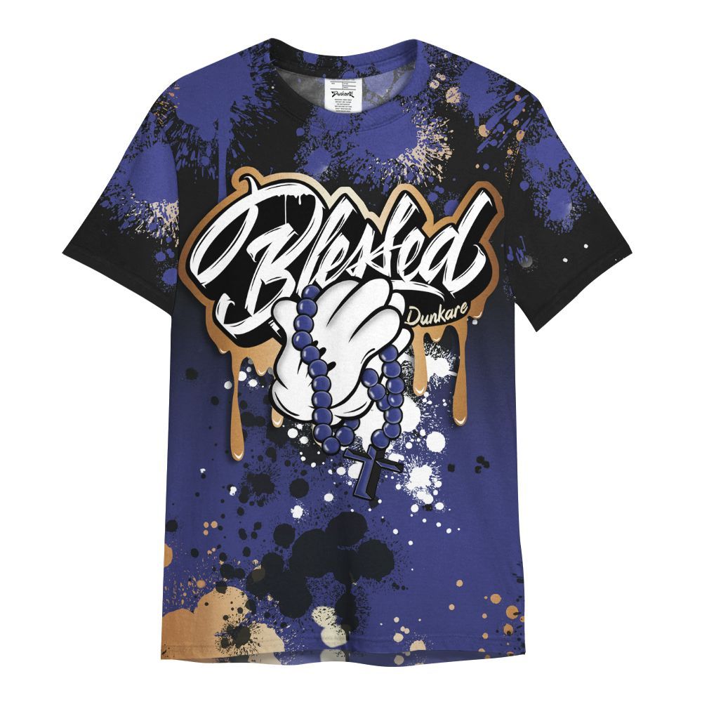 Shirt To Match JM Pro Black Concord - God Blessed Ink Drip All Over Print
