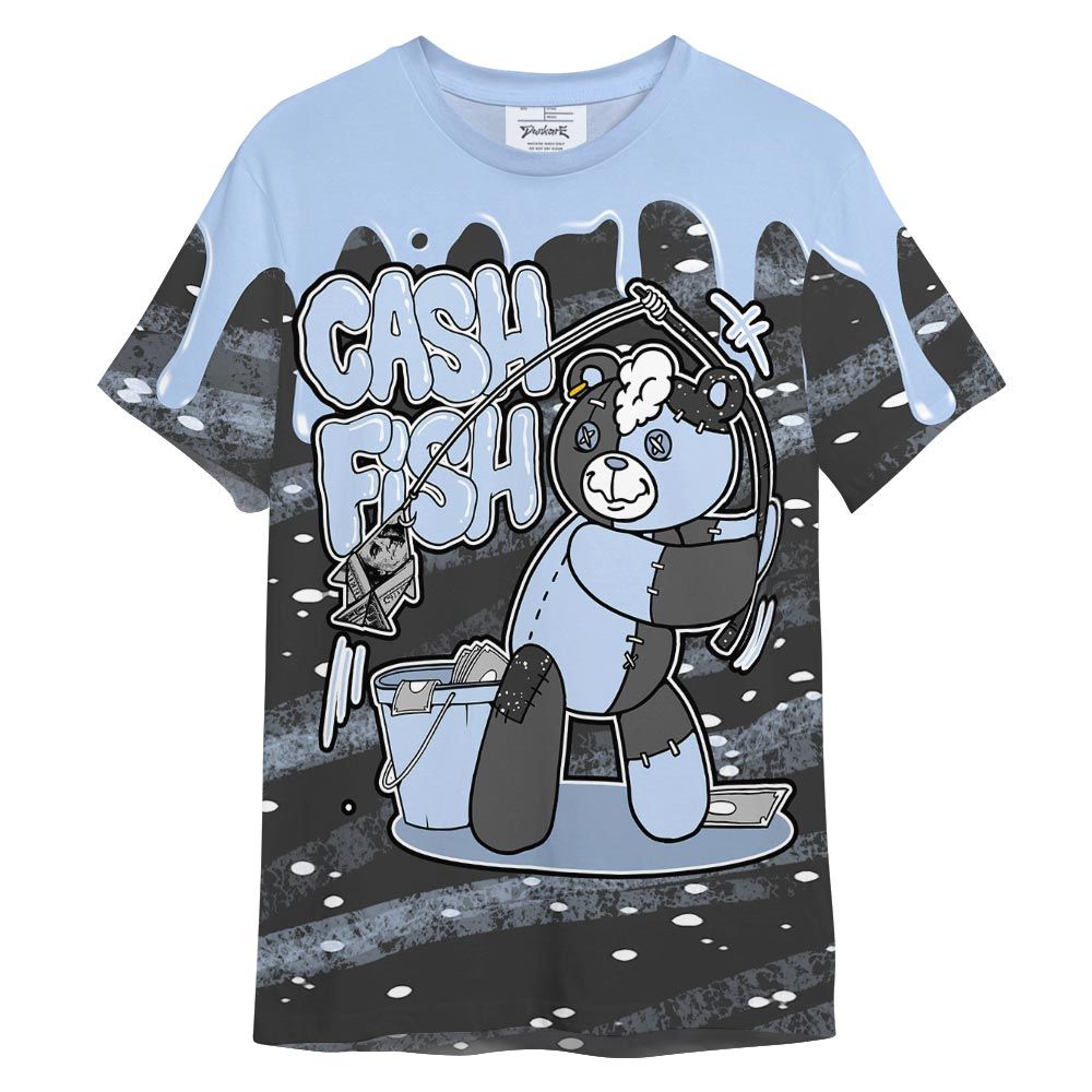 Shirt To Match Reverse Black White 6s - Moneys Fish Hugz Graphics Shirt Unisex