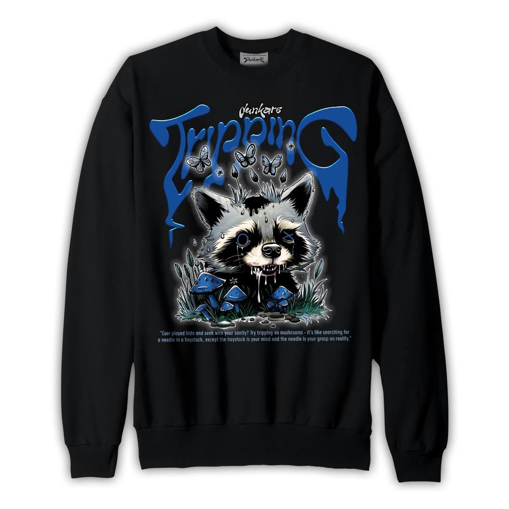 Sweatshirt To match Low Space Royal 11s Sweatshirt - Tripping Raccoon Graphic
