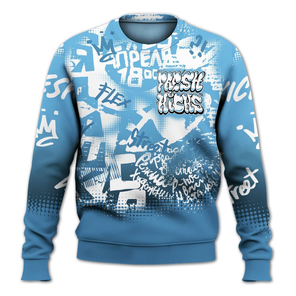 Sweatshirt To Match Melo 12s - Fresh Kicks Bear Grunge All Over Print