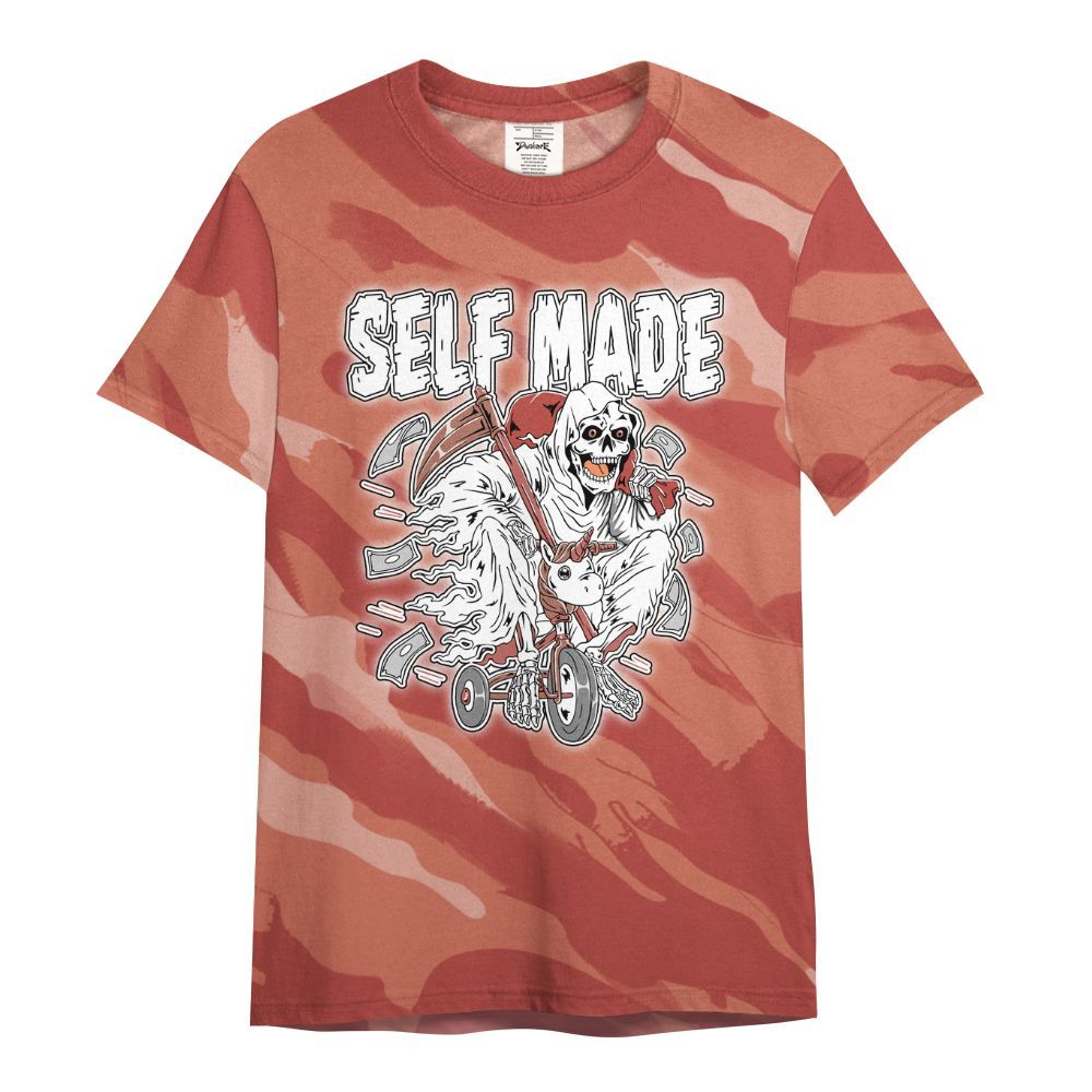 Shirt To Match Dune Red 13s - Self Make Skeleton Colored All Over Print