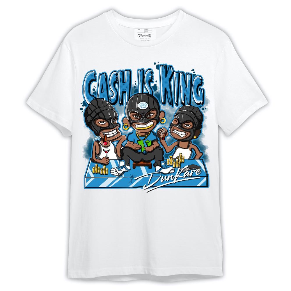 Shirt To Match Powder Blue 9s - Cash Is King Robber Gang Shirt Outfit 1005 LGH