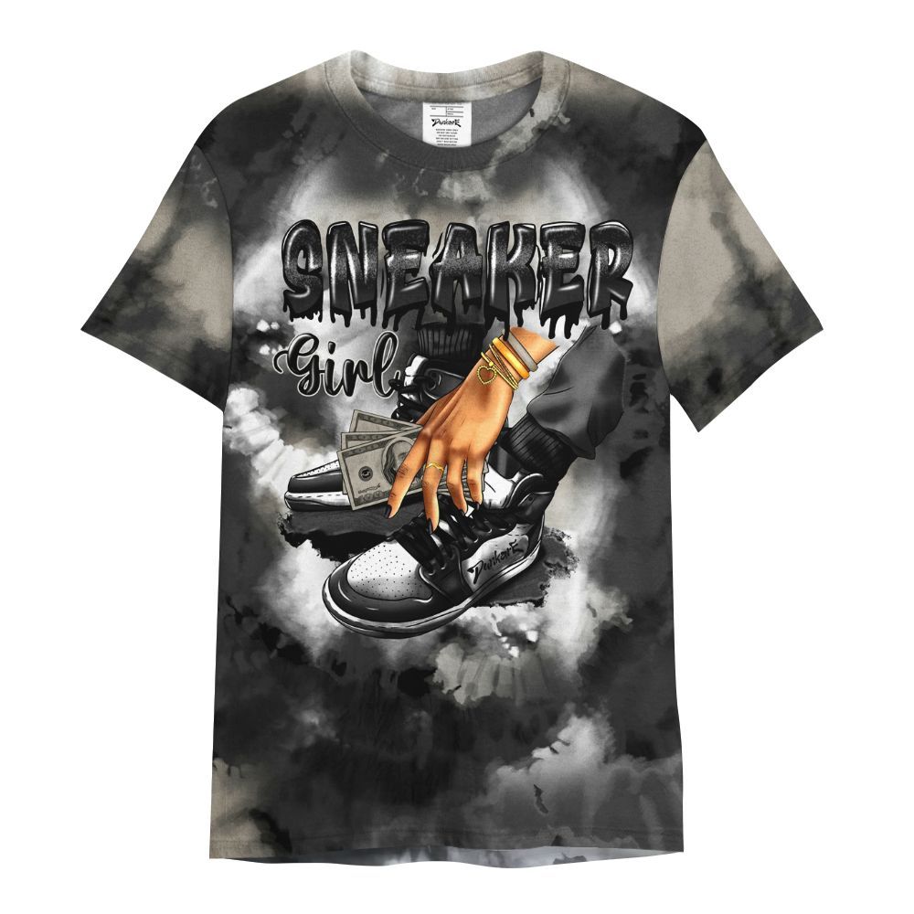 Shirt To Match RM Light Bone 4s - SNEAKER Girl Money Drip Tie Dye All Over Print