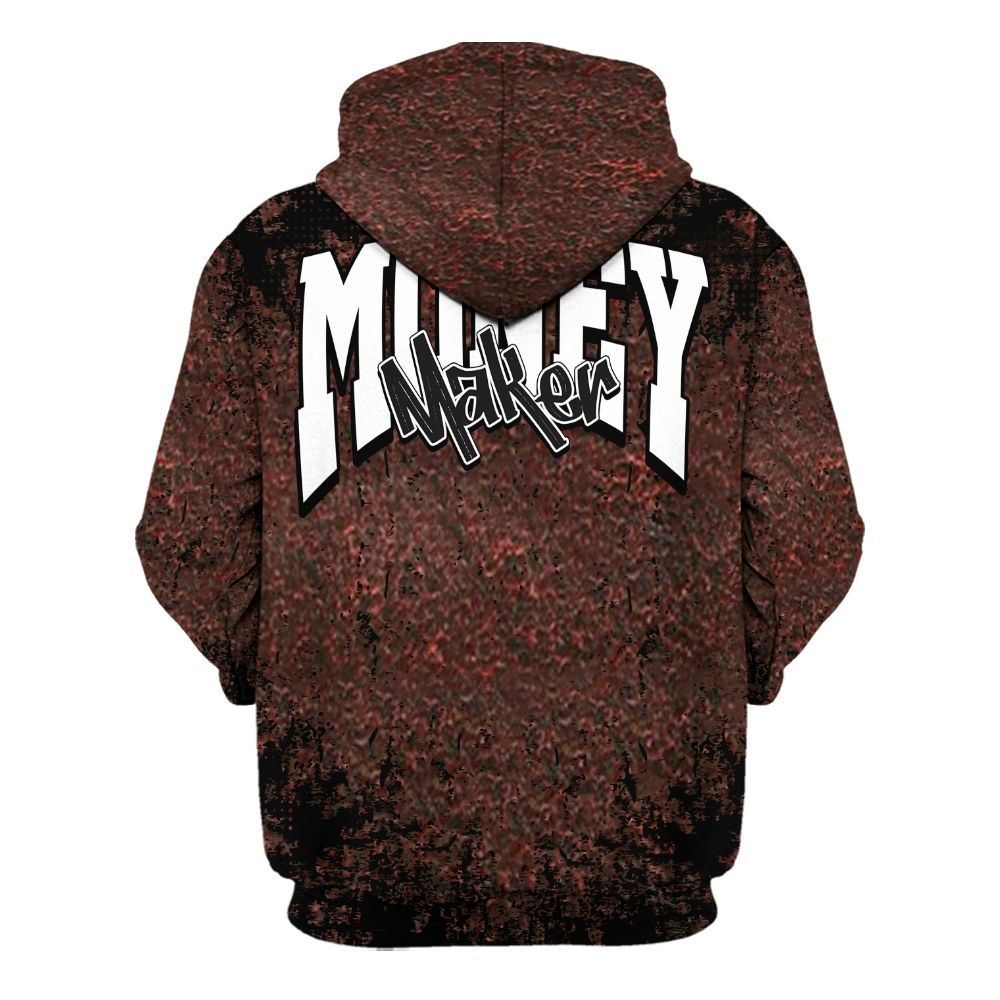 Hoodie To Match Air Force 1 Low Halloween Skull 2024 - Move In Silence Money Street Retro All Over Print