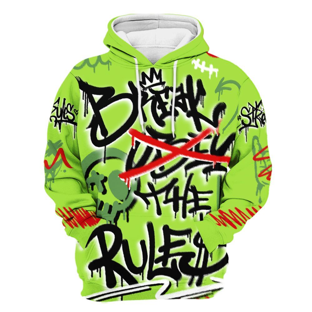 Hoodie To Match Kobe 6 SE Grinch - Break Rules Streetwear All Over Print