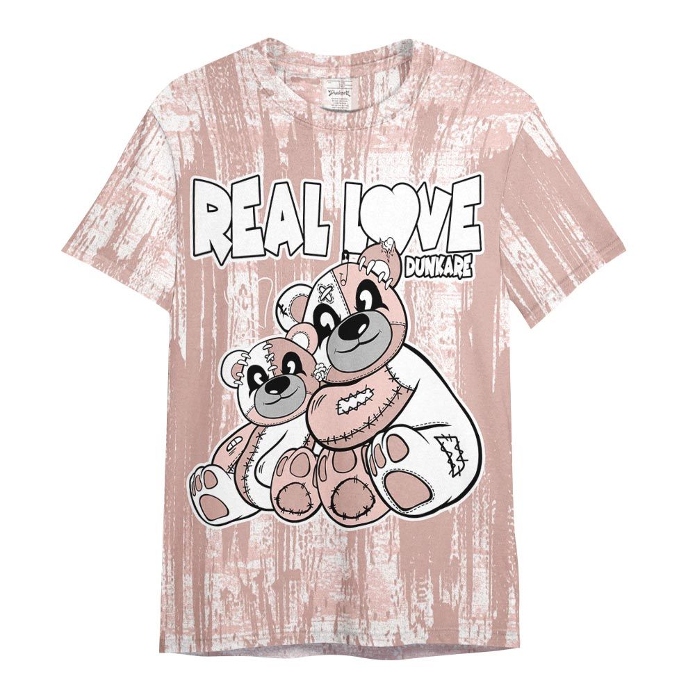 Shirt To Match Low Legend Pink 11s - Sincere Fondness Bear Glitch Art Shirt Unisex