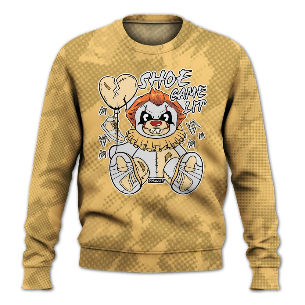 Sweatshirt To Match Craft Paris 6s - Shoe Game Bear Abstract Halftone All Over Print