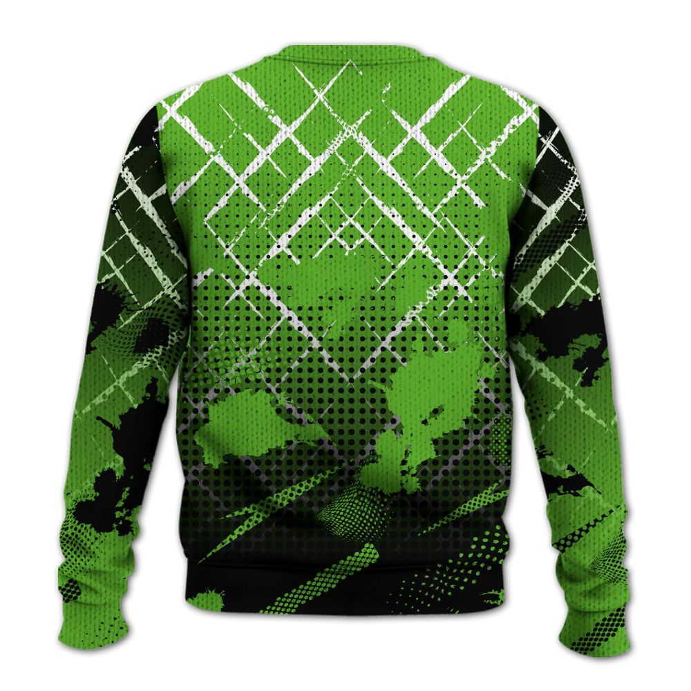 Knitted Sweater To Match Air Foamposite One Volt - Halftone Stand Business Dripping