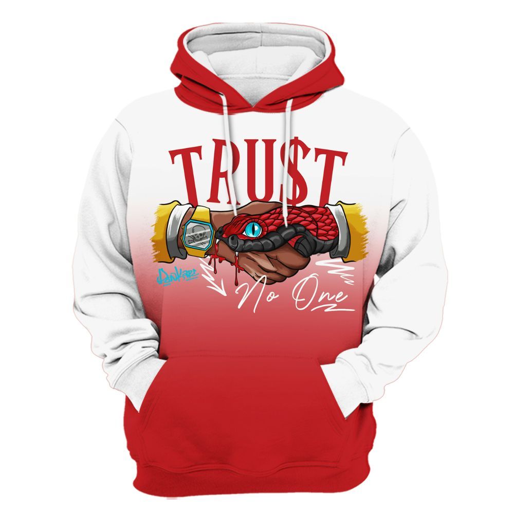 Hoodie To Match Dunk Low Fruity Pebbles - Snake Trust No One Drip All Over Print