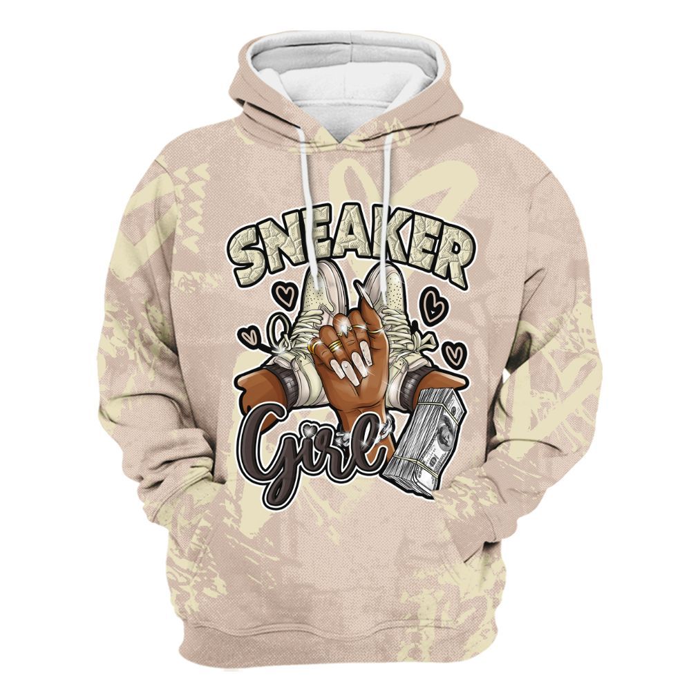 Hoodie To Match A Ma Maniere X Fossil Stone 4s - Sneakerz Girlz Heart Grunge All Over Print
