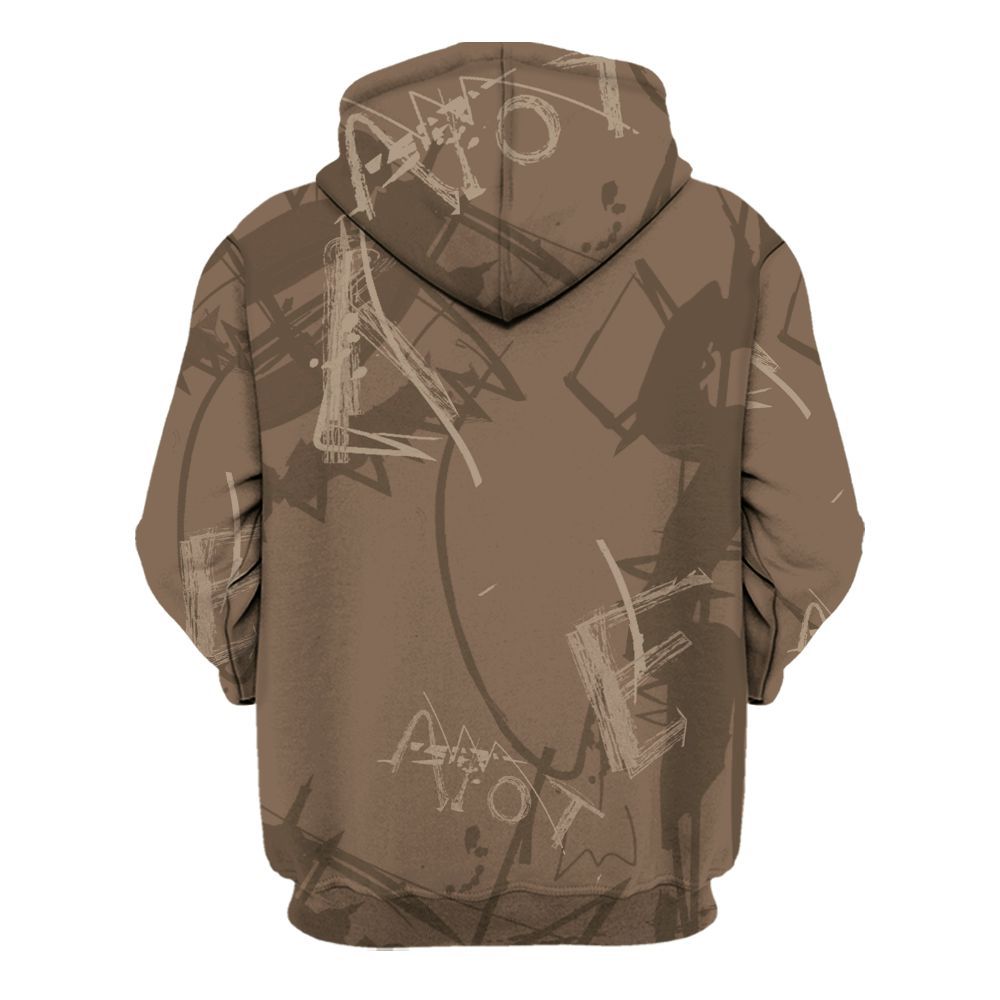 Hoodie To Match Dark Mocha Jack - Seeya Skeleton Messyz All Over Print