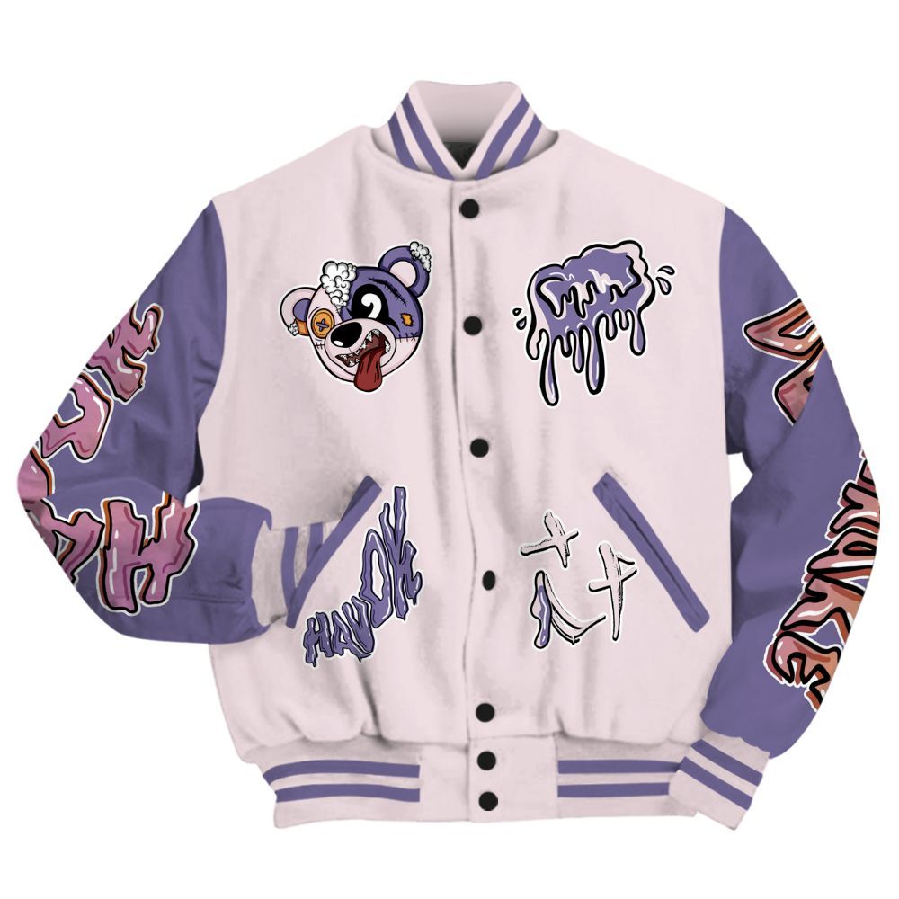 Varsity Jacket To Match Book Sunrise 1s - Havok Bear All Over Print