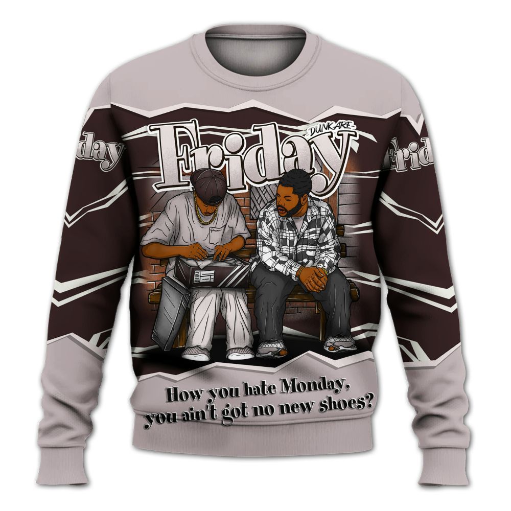 Sweatshirt To Match AMM Air Smokey Mauve 6s - Friday Movie 90s TV All Over Print