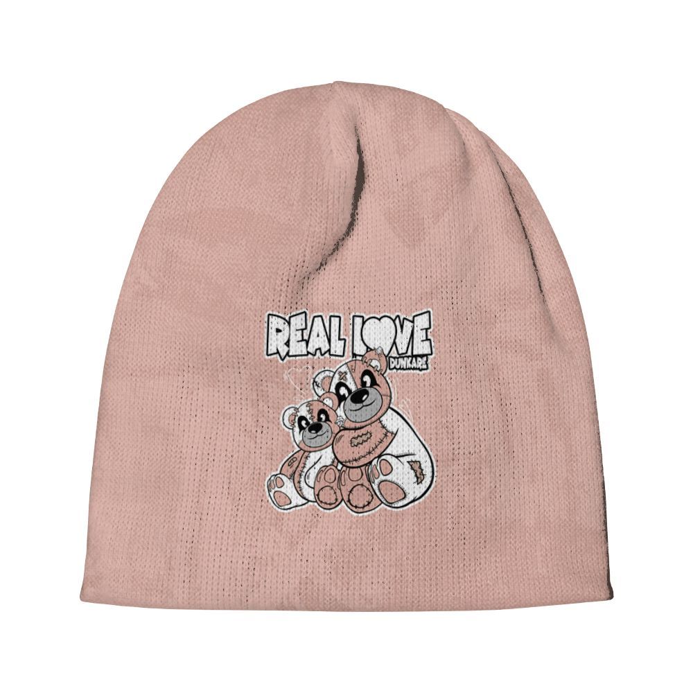 Dunkare Dunk Low Pink Velvet Hat - Sincere Fondness Bear Beanie Hat