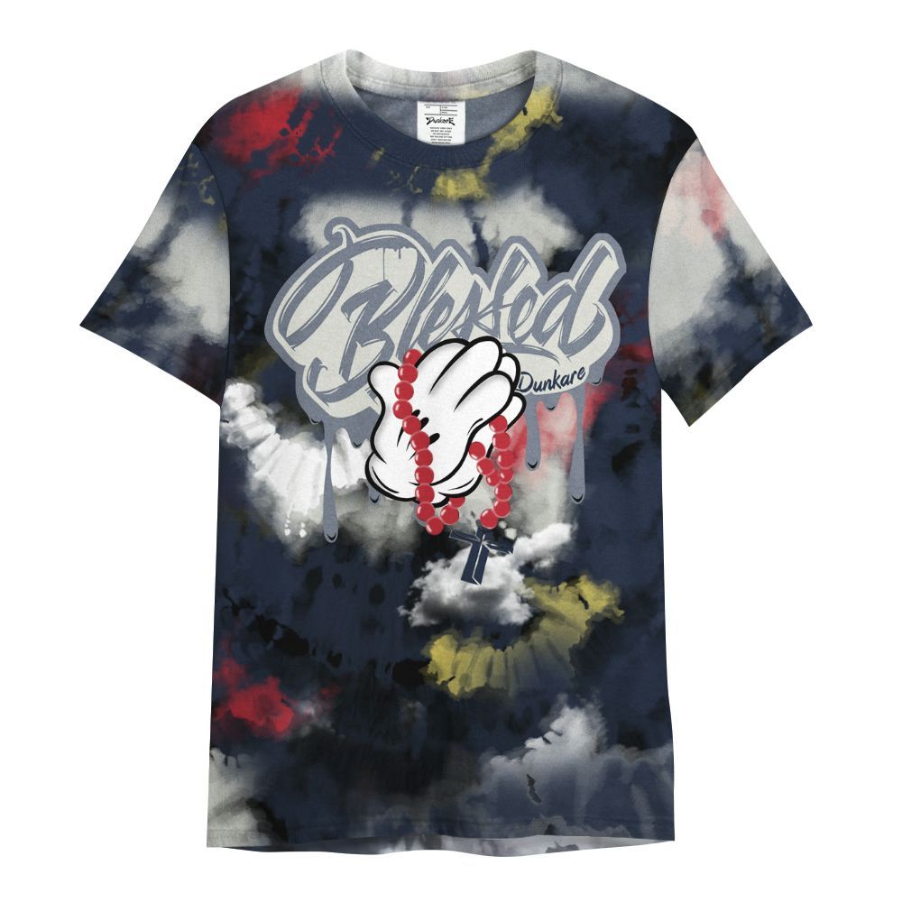 Shirt To Match Dunk Low COJP What The 2024 - God Blessed Tie Dye All Over Print
