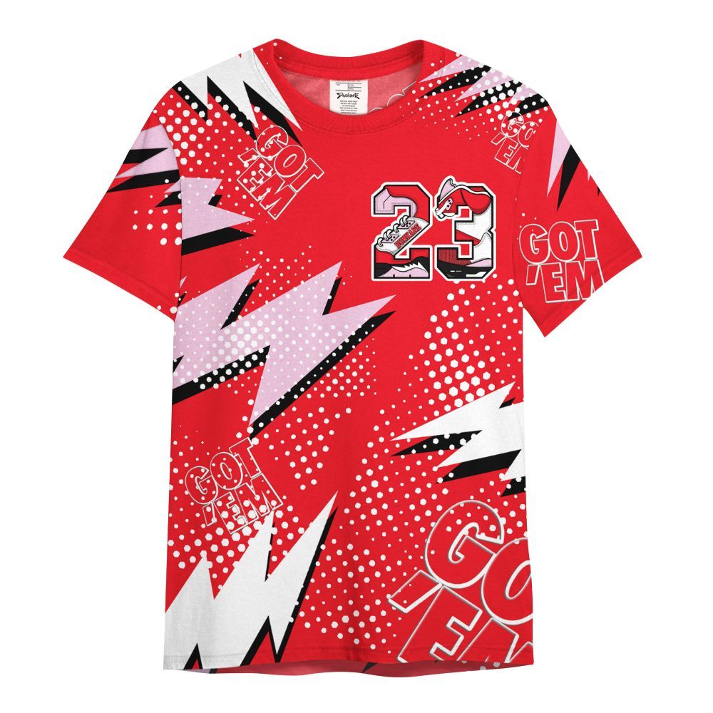 Shirt To Match Zoom Vomero 5 Valentine's Day 2025 - Custom Name Number 23 5s All Over Print