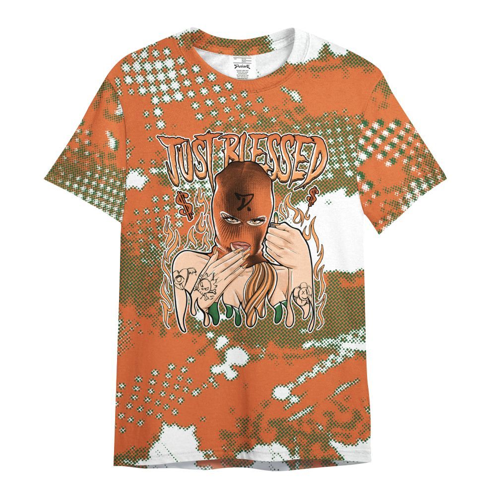 Shirt To Match Low Miami 5s - Blessed!! Smoke Dot All Over Print