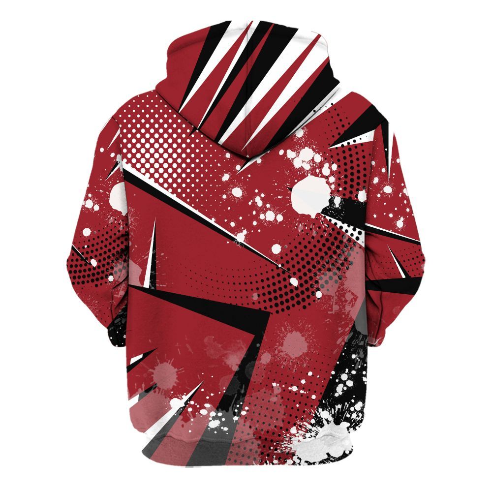 Hoodie To Match High Black Toe Reimagined 1s - Poly Trust No One Dripping All Over Print