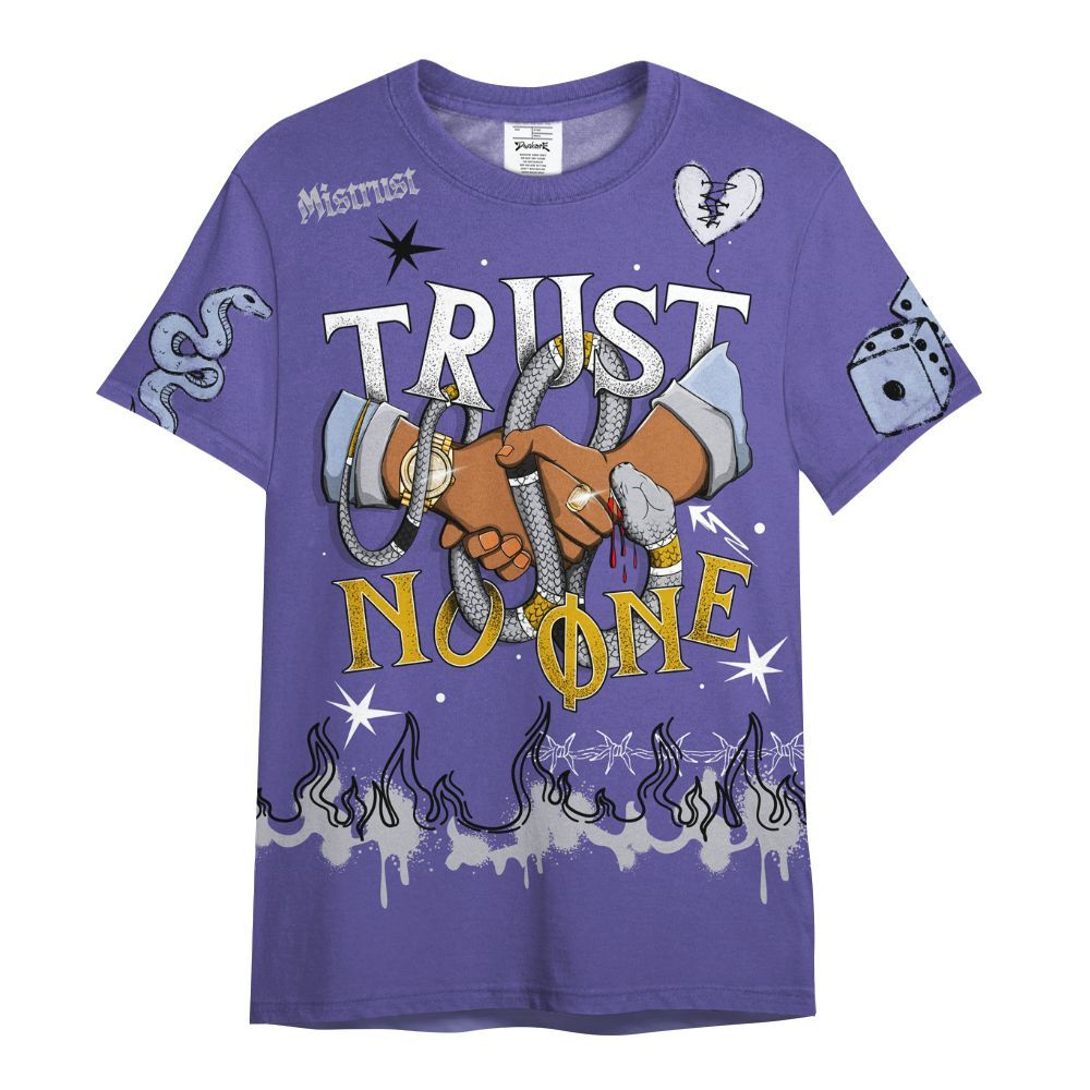 Shirt To Match Lakeshow 4s - Trust No One Snake-Bite Doodle Crayon All Over Print