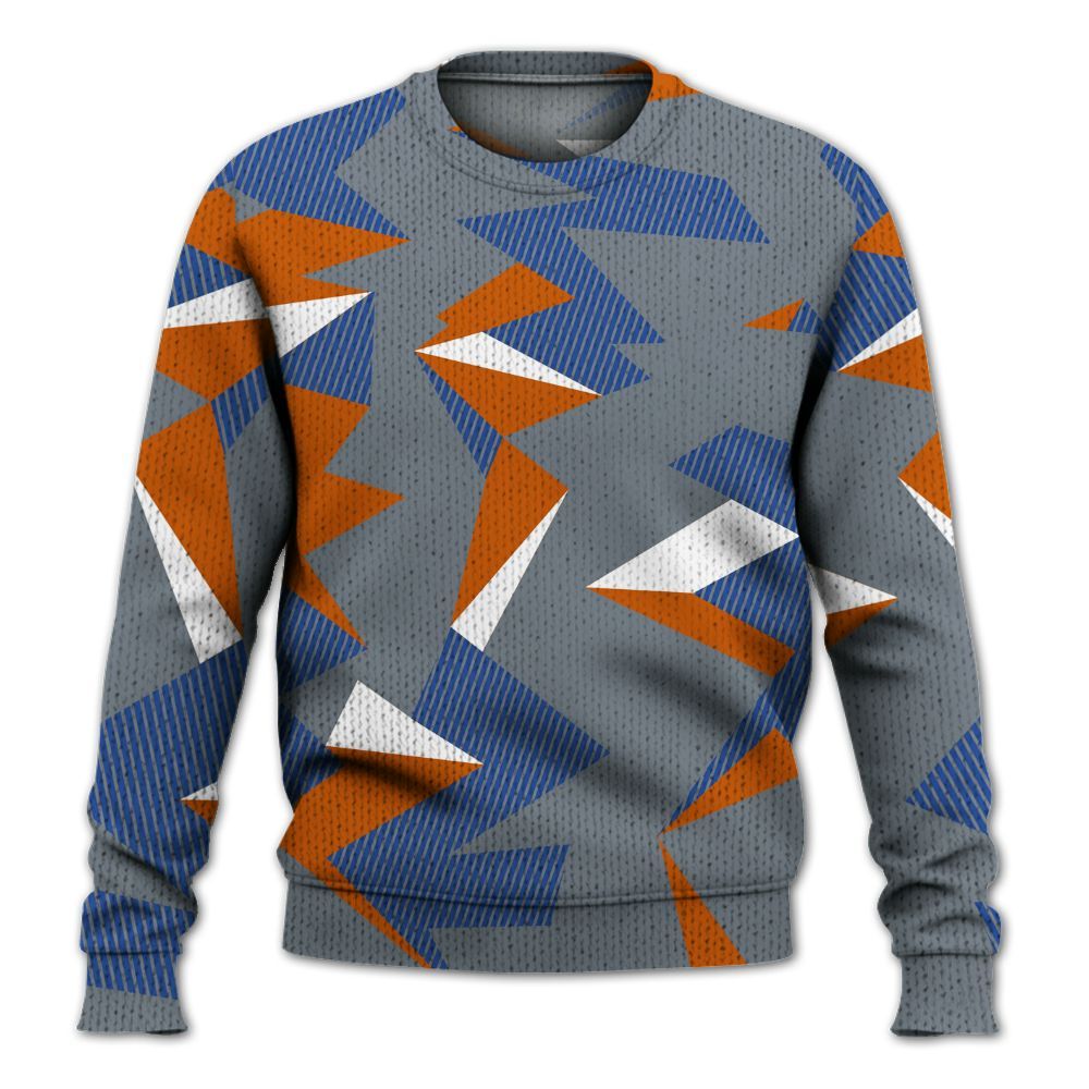 Knitted Sweater To Match RS-X GS League - Geometric Camouflage Pattern