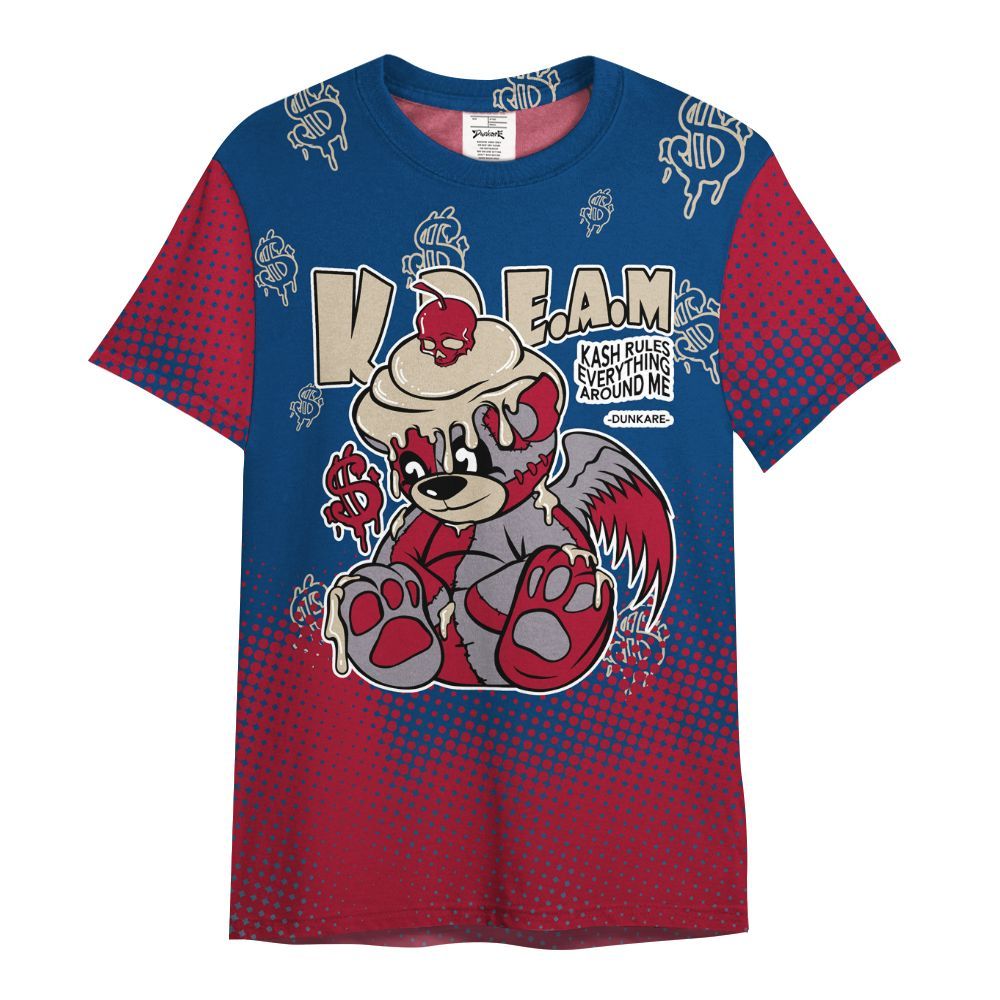 Shirt To Match Rare Air 4s - Loot Bear Unique Drip All Over Print