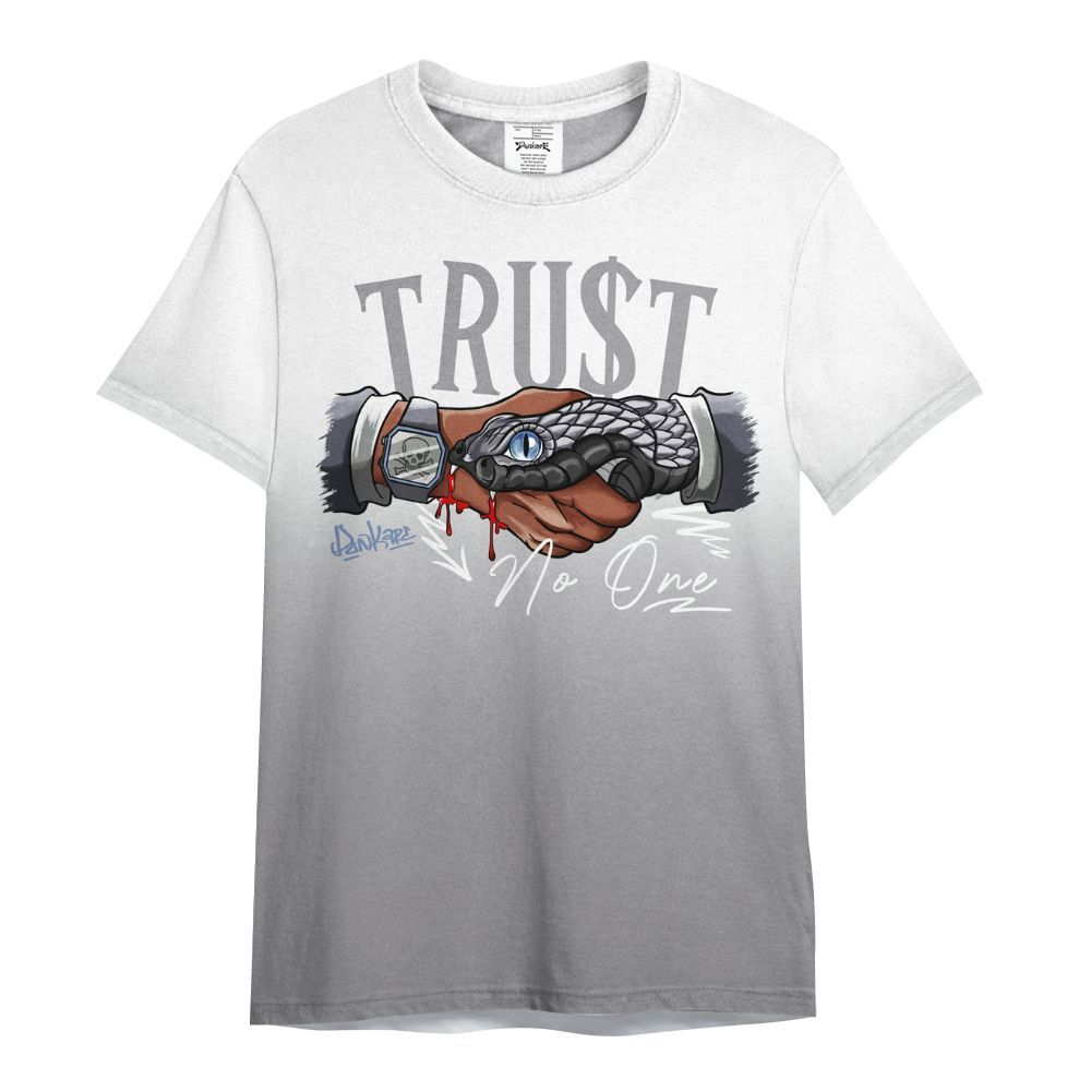 Shirt To Match Cement Grey 11s - Snake Trust No One Drip All Over Print