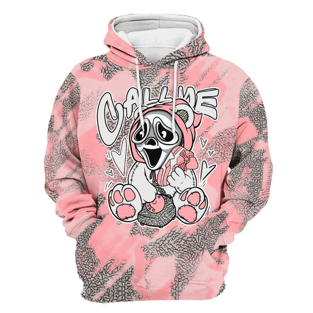 Hoodie To Match Retro Wings 3s - Call Me Bear Abstract Halftone All Over Print