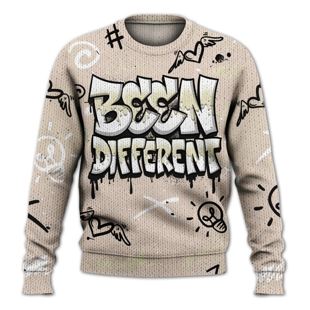 Knitted Sweater To Match A Ma Maniere X Fossil Stone 4s - Drip Been Di2ferent