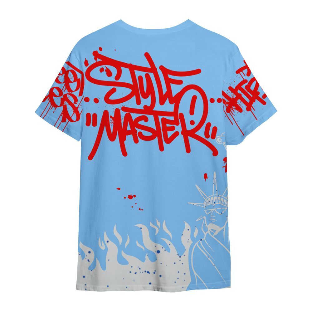 Shirt To Match University Blue 5s - Graphic Fck Around Find Out All Over Print